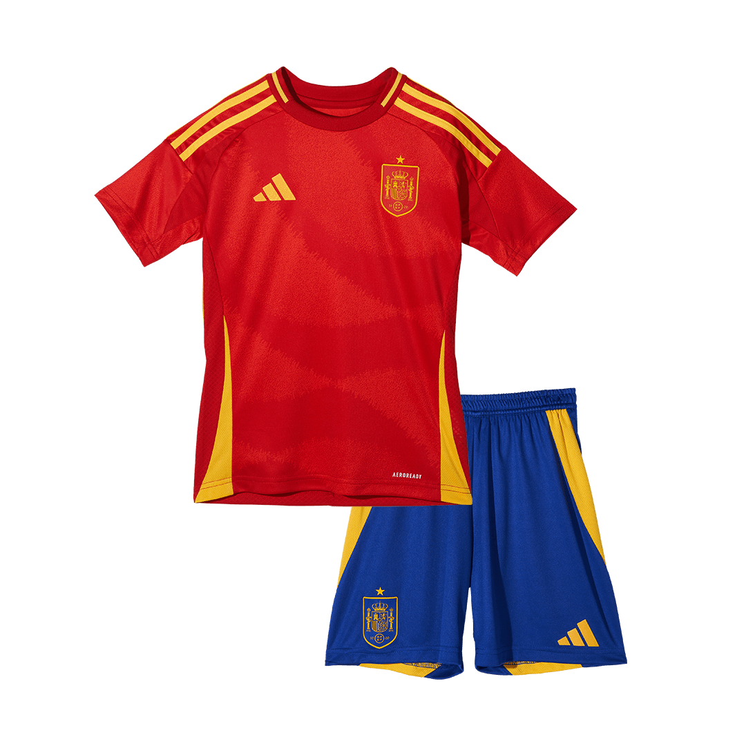Spanien Hemma Fotbollströja Euro 2024
Fotbollssats Barn