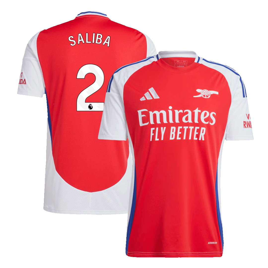 Arsenal Hemma Fotbollströja SALIBA #2 2024/25