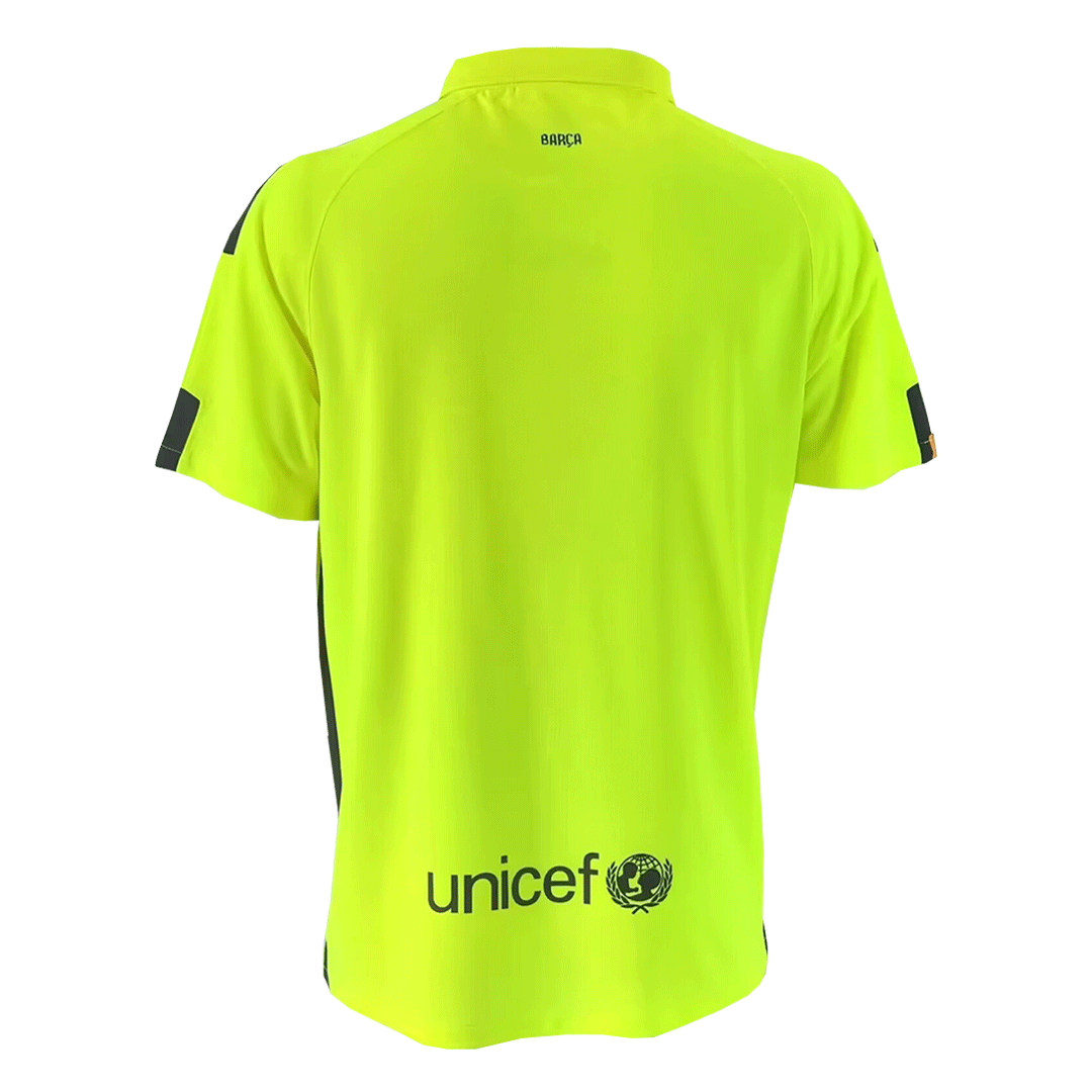 Retro Barcelona Tredjeställ Fotbollströja 2014/15