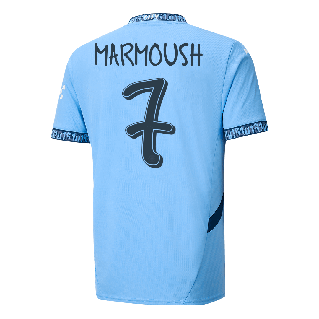 Manchester City Hemma Fotbollströja MARMOUSH #7 2024/25 Premium - UCL