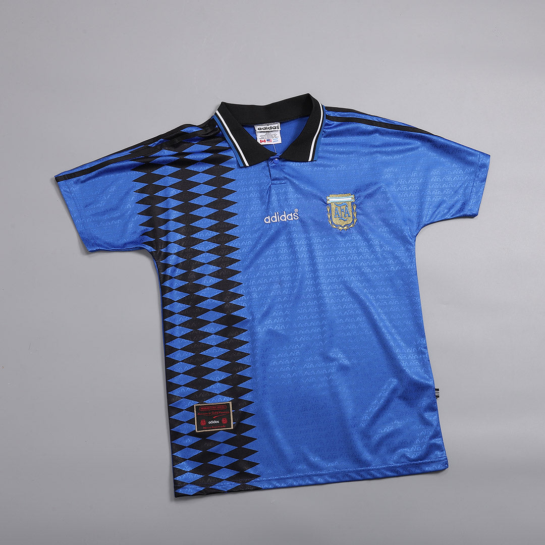 Argentina Borta Fotbollströjor 1994 Retro