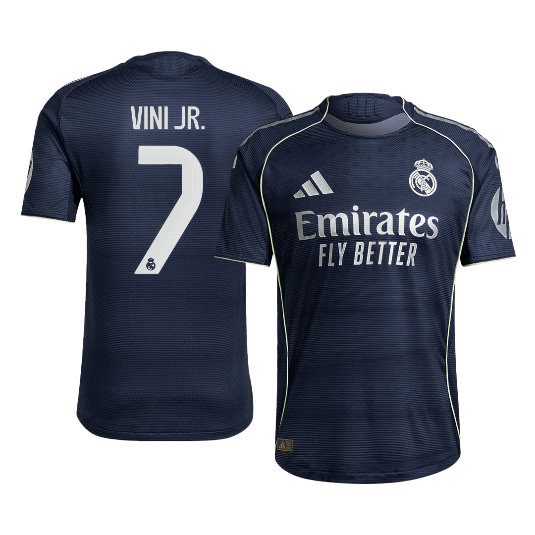 VINI JR. #7 Real Madrid Tröja 2025/26 Borta Autentisk