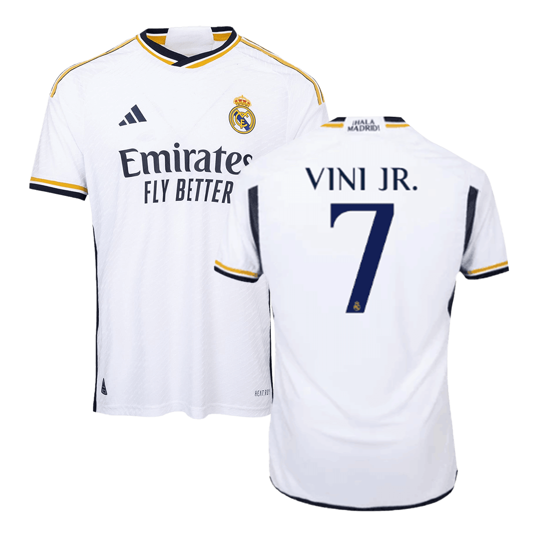 Real Madrid Hemma Fotbollströja VINI JR. #7 2023/24 Autentisk