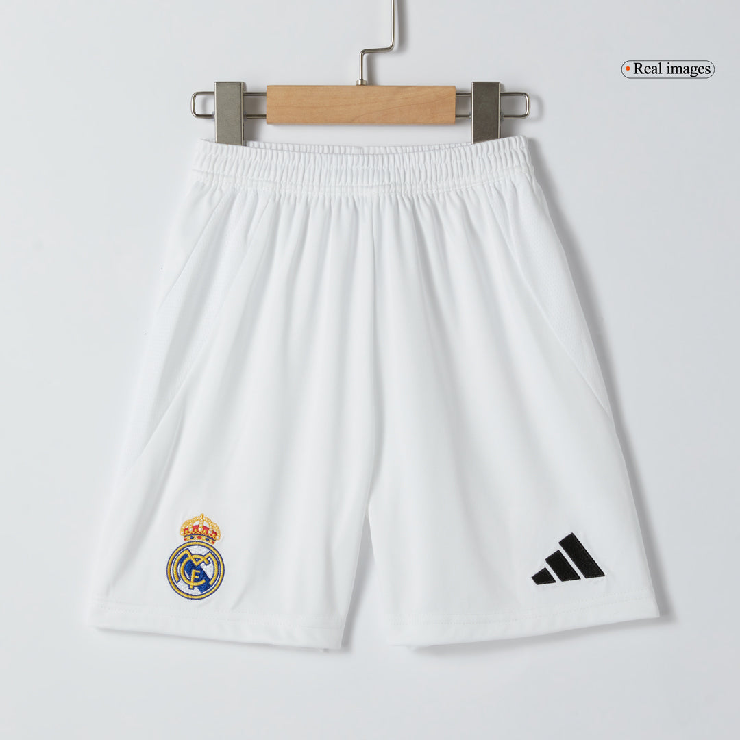 Real Madrid Hemma Fotbollströja BELLINGHAM #5 2024/25 Fotbollssats Barn Premium
