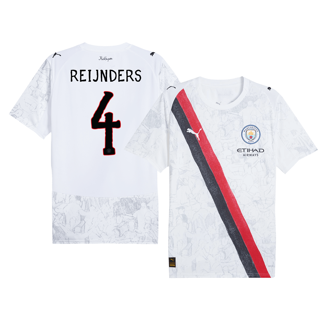 Manchester City Tröja REIJNDERS #4 2025/26 Vit