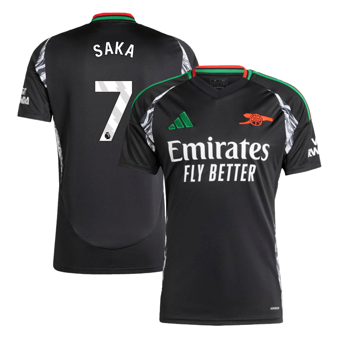 Arsenal Borta Fotbollströja SAKA #7 2024/25