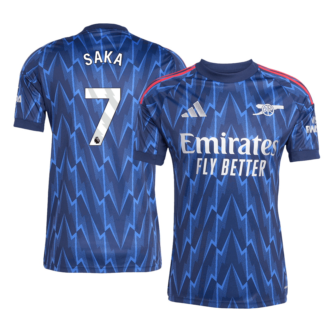 SAKA #7 Arsenal Tröja 2025/26 Borta