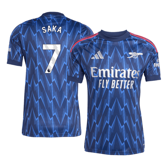 SAKA #7 Arsenal Tröja 2025/26 Borta-1