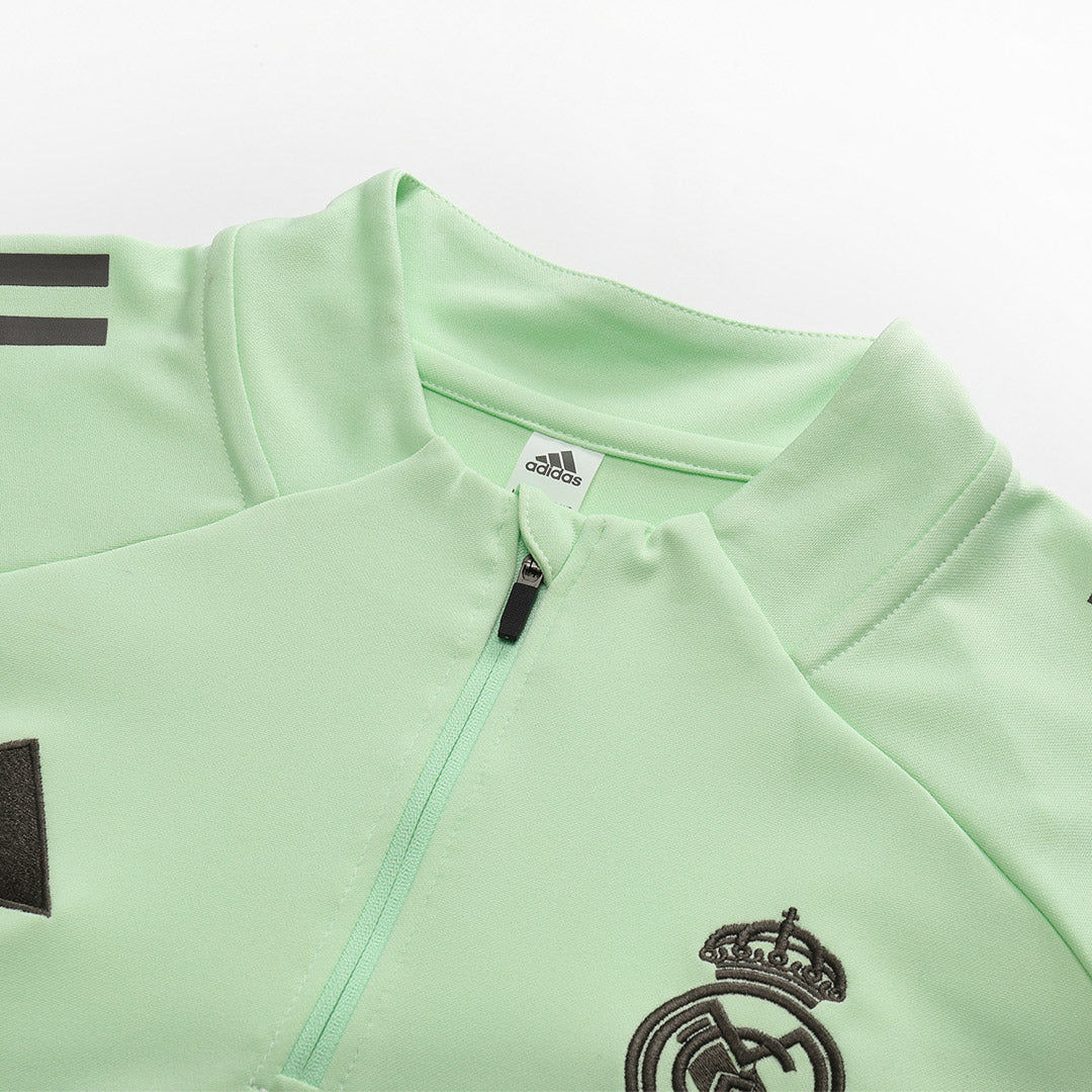 Real Madrid Tröja & Träningsset(Jacka+Byxor) 2025/26 Grön Barn