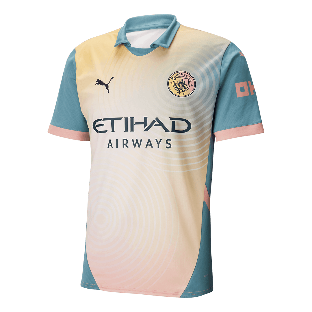 Manchester City Fjärde borta Fotbollströja DE BRUYNE #17 2024/25 - Definitely City