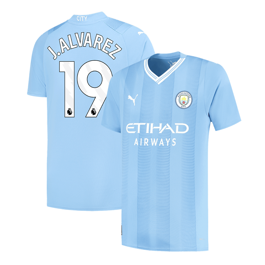 Manchester City Hemma Fotbollströja J.ALVAREZ #19 2023/24