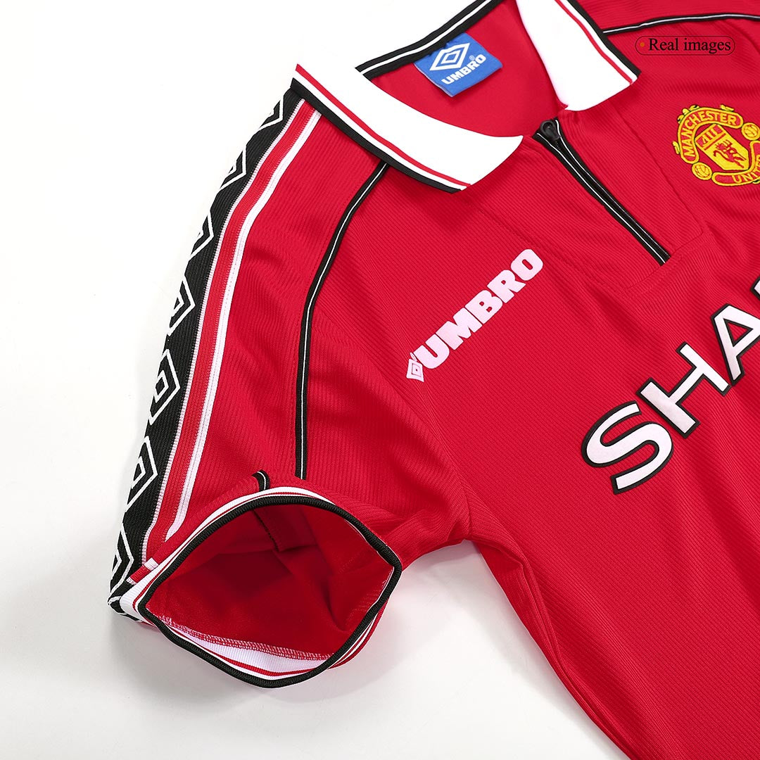 Retro Manchester United Hemma Fotbollströja 98/00