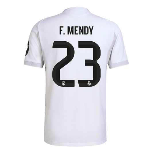 Real Madrid Tröja F.MENDY #23 2025/26 Hemma Autentisk Vit