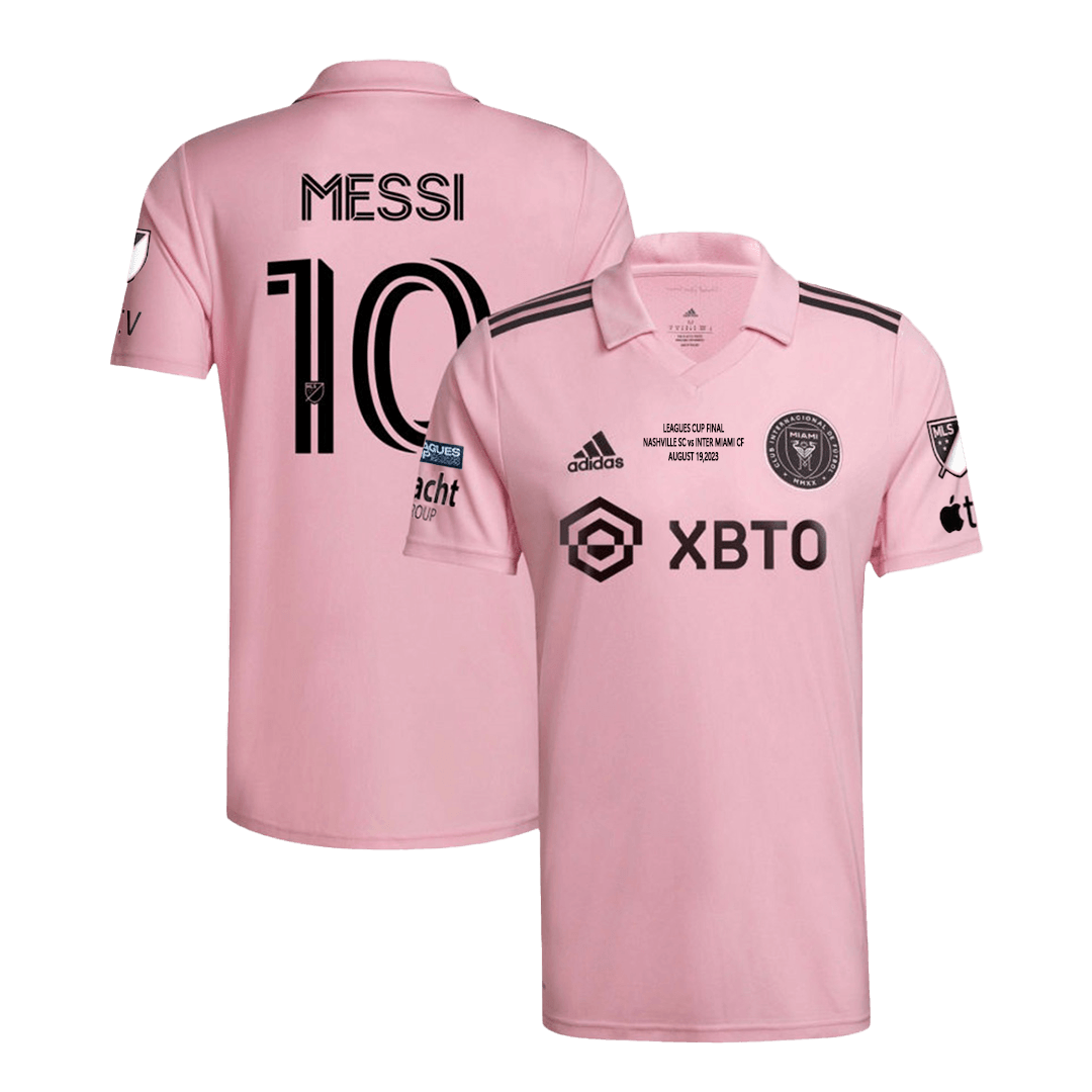 Inter Miami CF Hemma Fotbollströja MESSI #10 2023 - Leagues Cup Final
