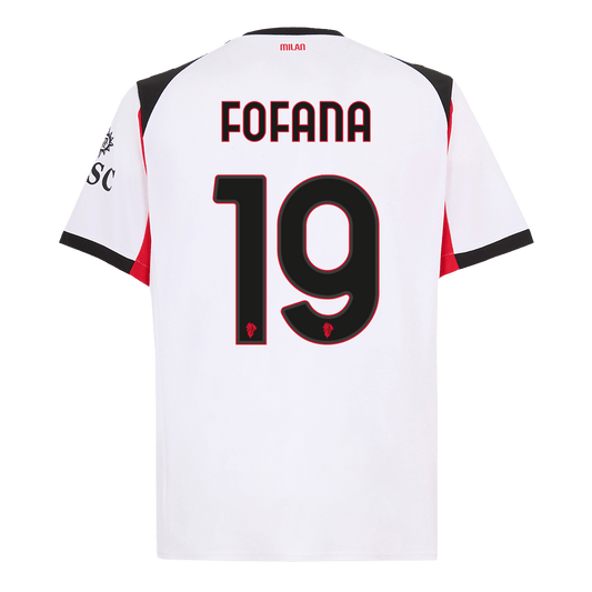 AC Milan Tröja FOFANA #19 2025/26 Borta Vit