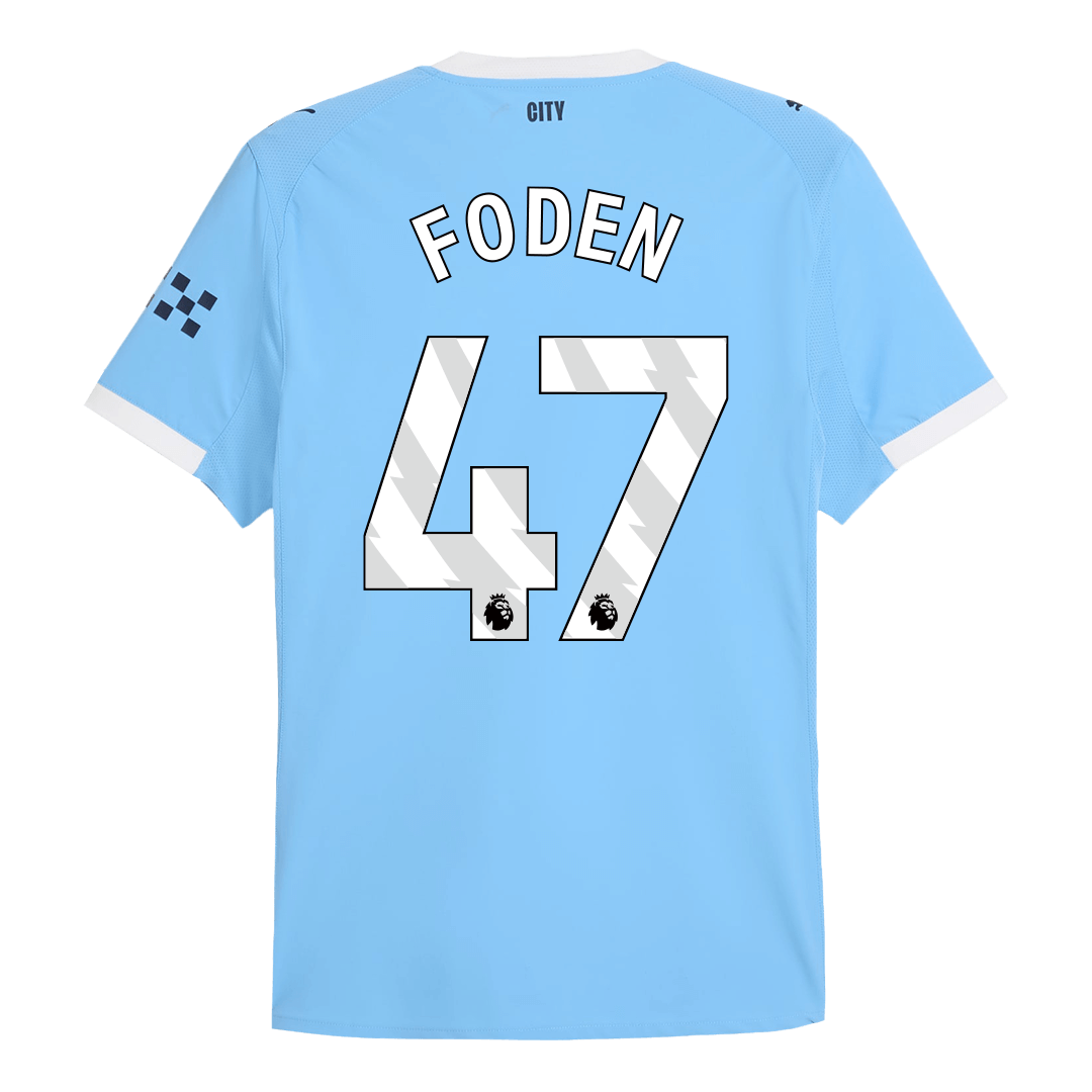 FODEN #47 Manchester City Hemma Tröja 2025/26 Autentisk