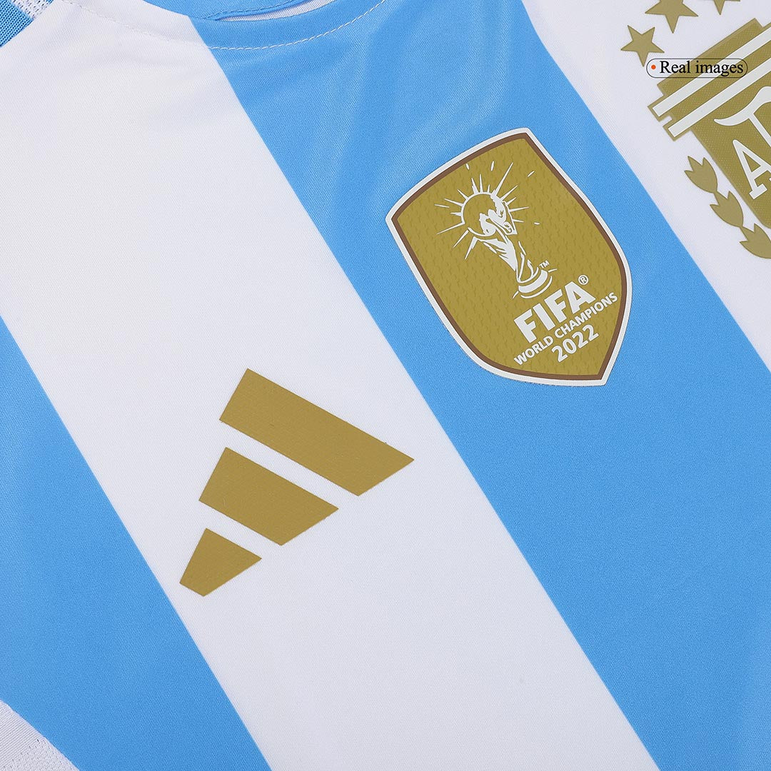 Argentina Hemma Fotbollströjor 2024 Autentisk