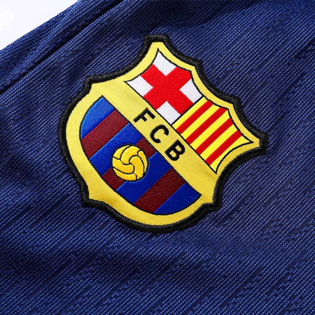 Barcelona Tröja & Träningsset(Jacka+Byxor) 2025/26 Mörkblå Barn