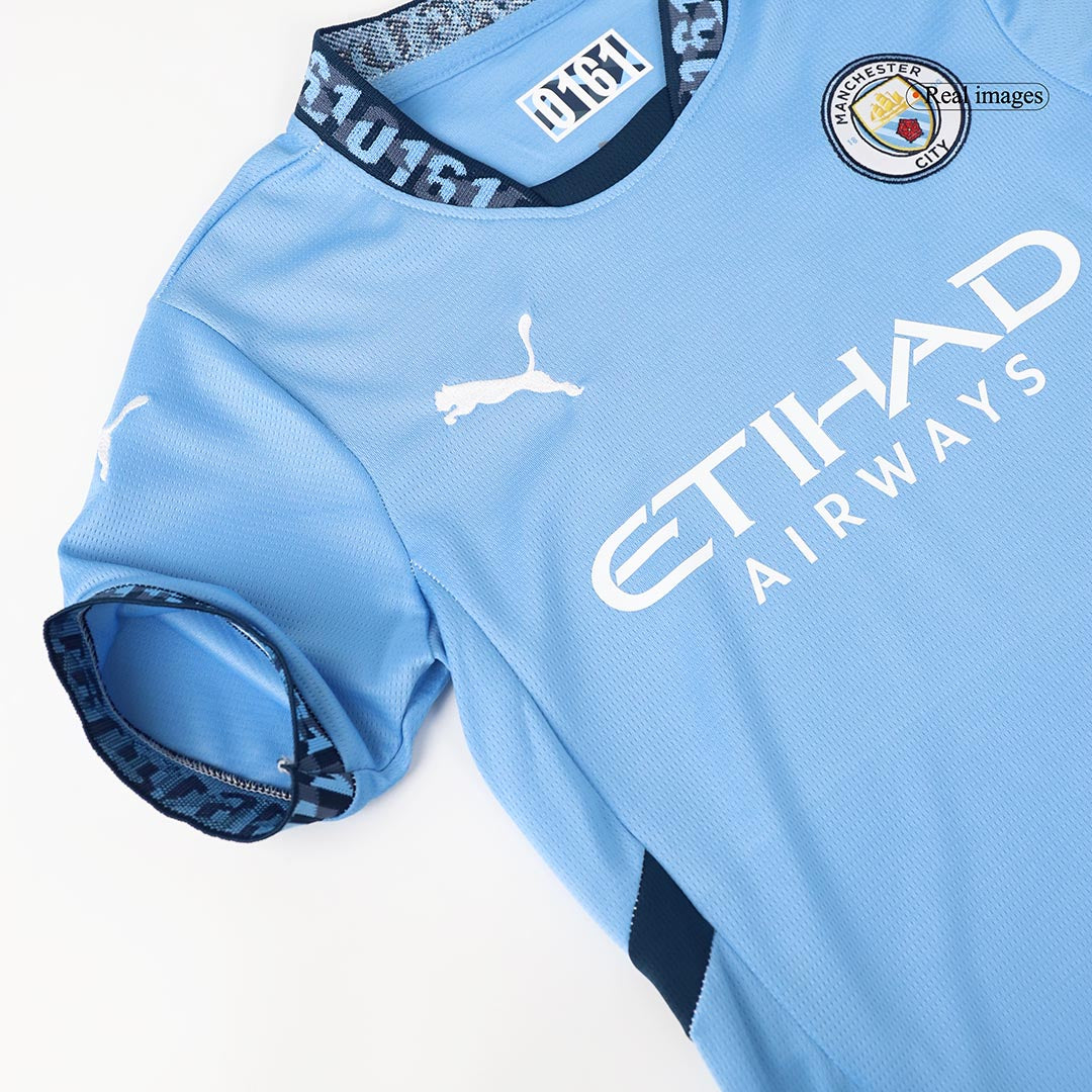 Manchester City Hemma Fotbollströja 2024/25 Fotbollssats Barn