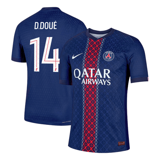 D.DOUÉ #14 PSG Tröja 2025/26 Hemma Autentisk-1