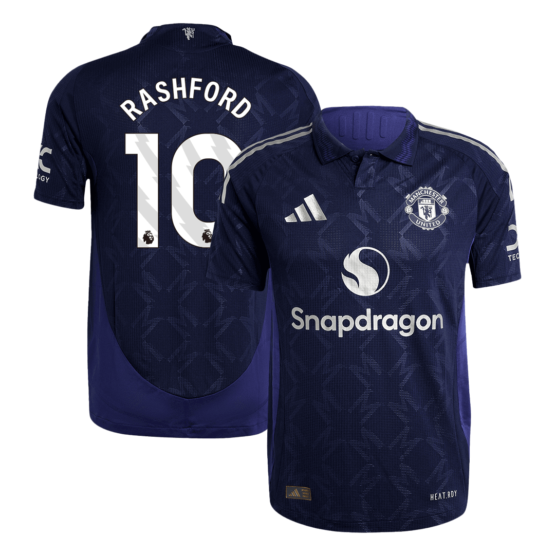 Manchester United Borta Fotbollströja RASHFORD #10 2024/25 Autentisk