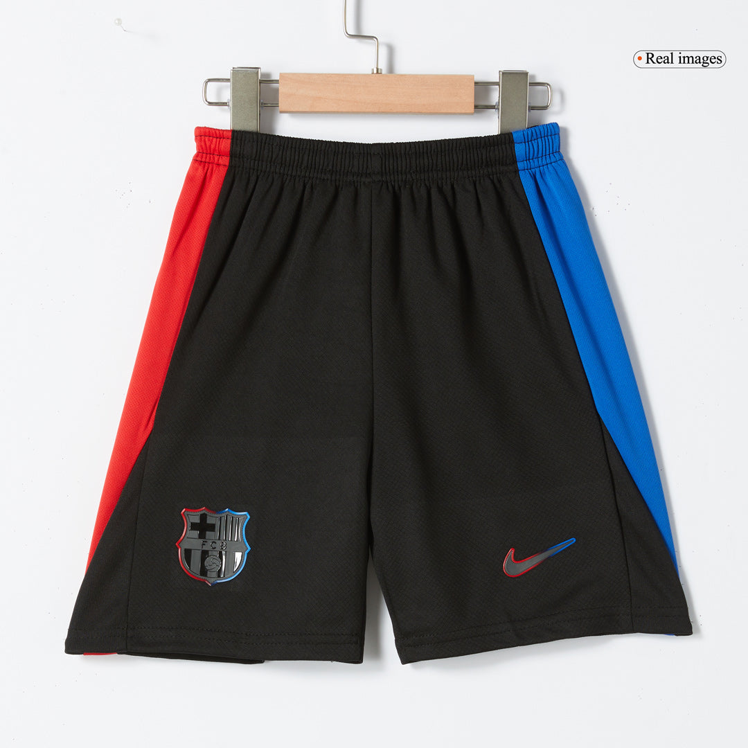 Barcelona Borta Fotbollströja 2024/25 Fotbollssats Barn