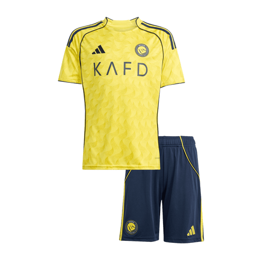 Al Nassr Tröja 2025/26 Hemmaställ Gul Barn