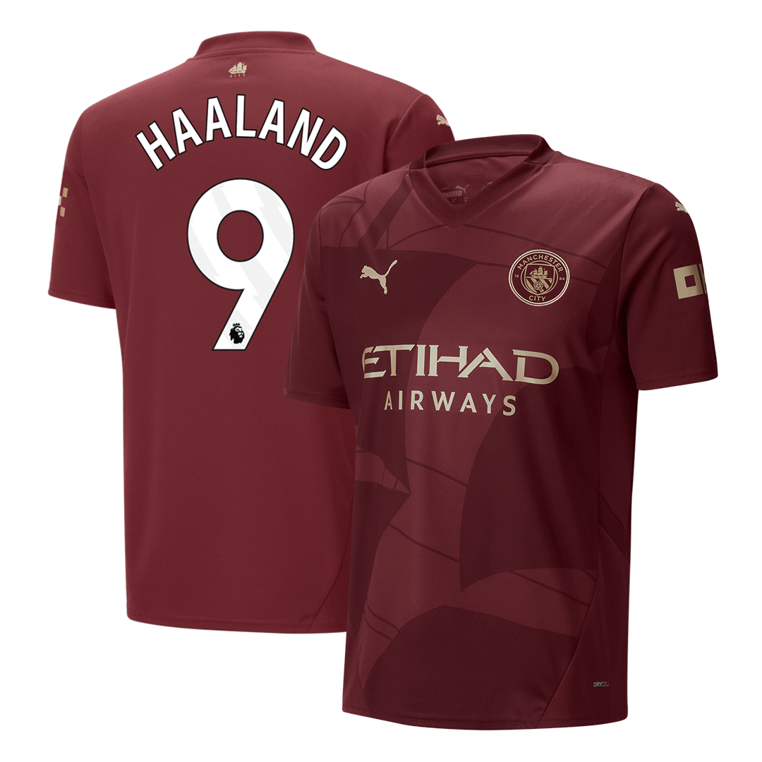 Manchester City Tredjeställ Fotbollströja HAALAND #9 2024/25