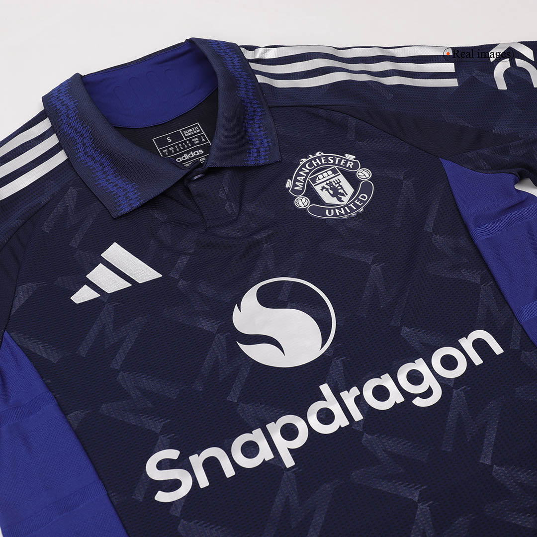 Manchester United Borta Fotbollströja 2024/25 Autentisk