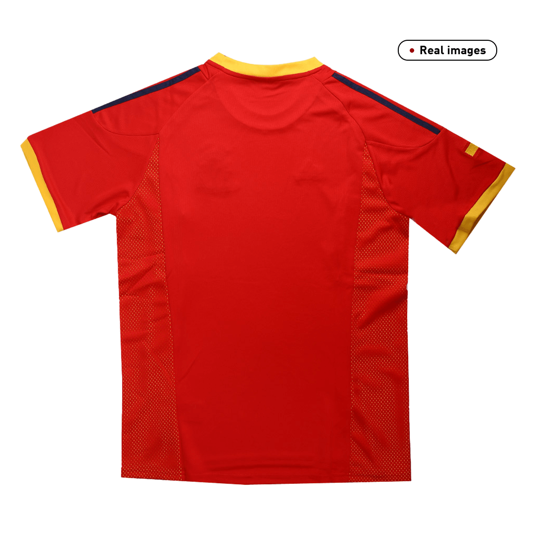Spanien Hemma Fotbollströjor 2002 Retro