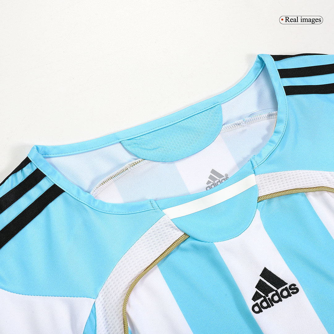 Argentina Hemma Fotbollströjor 2006 Retro