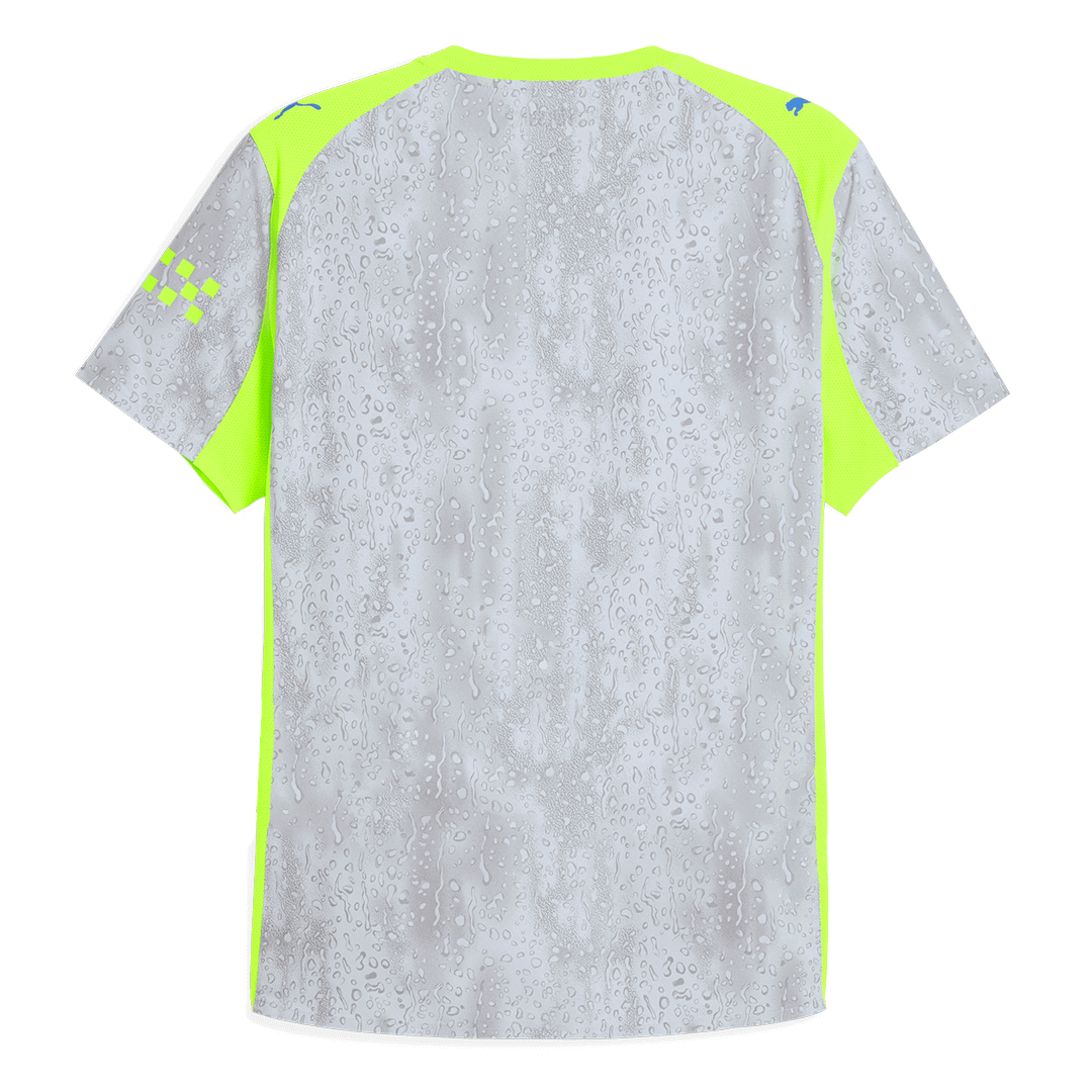 Manchester City Tröja 2025/26 Tredje Autentisk Grå