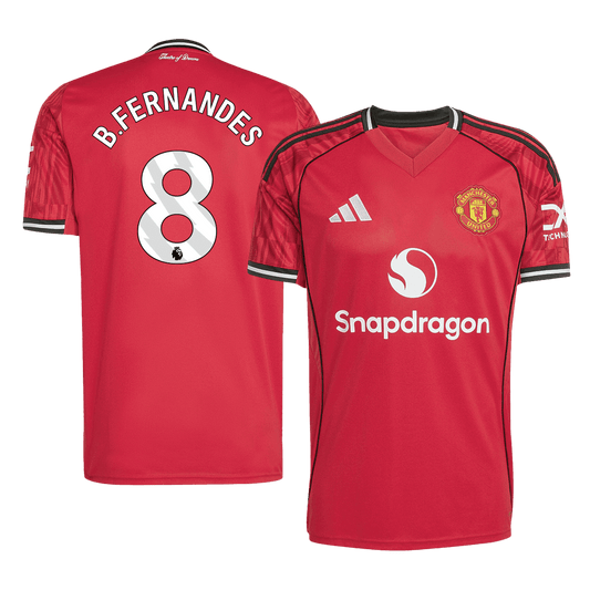 B.FERNANDES #8 Manchester United Tröja 2025/26 Hemma-1