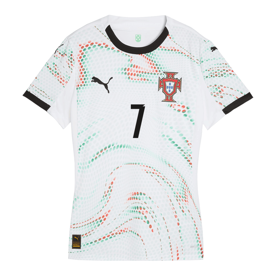 Portugal Borta Fotbollströjor RONALDO #7 2025 Dam