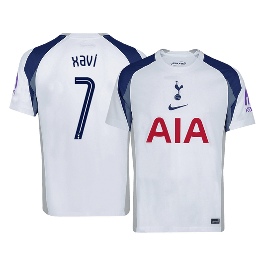 Tottenham Hotspur Tröja XAVI #7 2025/26 Hemma Vit - UCL-1