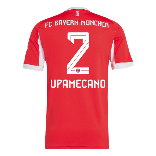 Bayern Munich Tröja UPAMECANO #2 2025/26 Hemma Röd