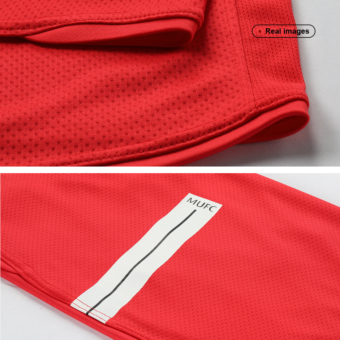 Retro Manchester United Hemma Fotbollströja SCHOLES #18 2007/08