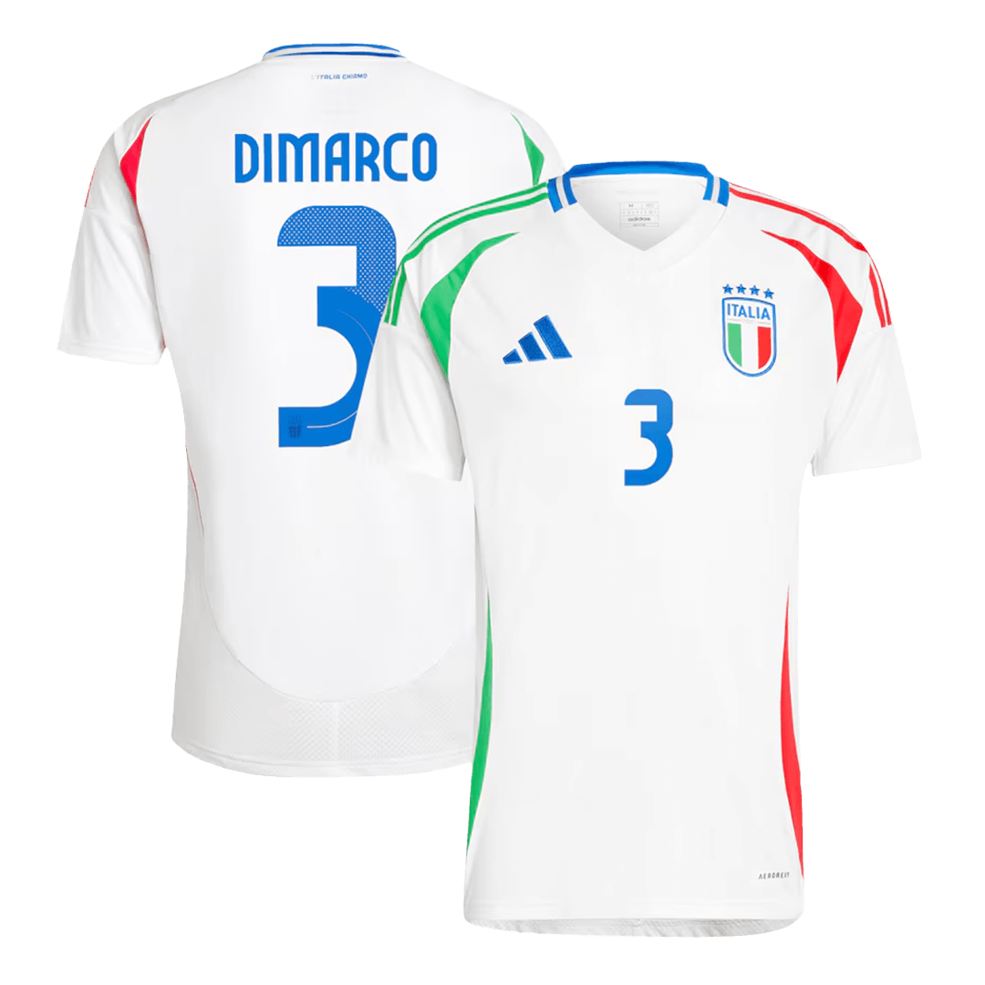 DIMARCO #3 Italien Borta Fotbollströjor Euro 2024