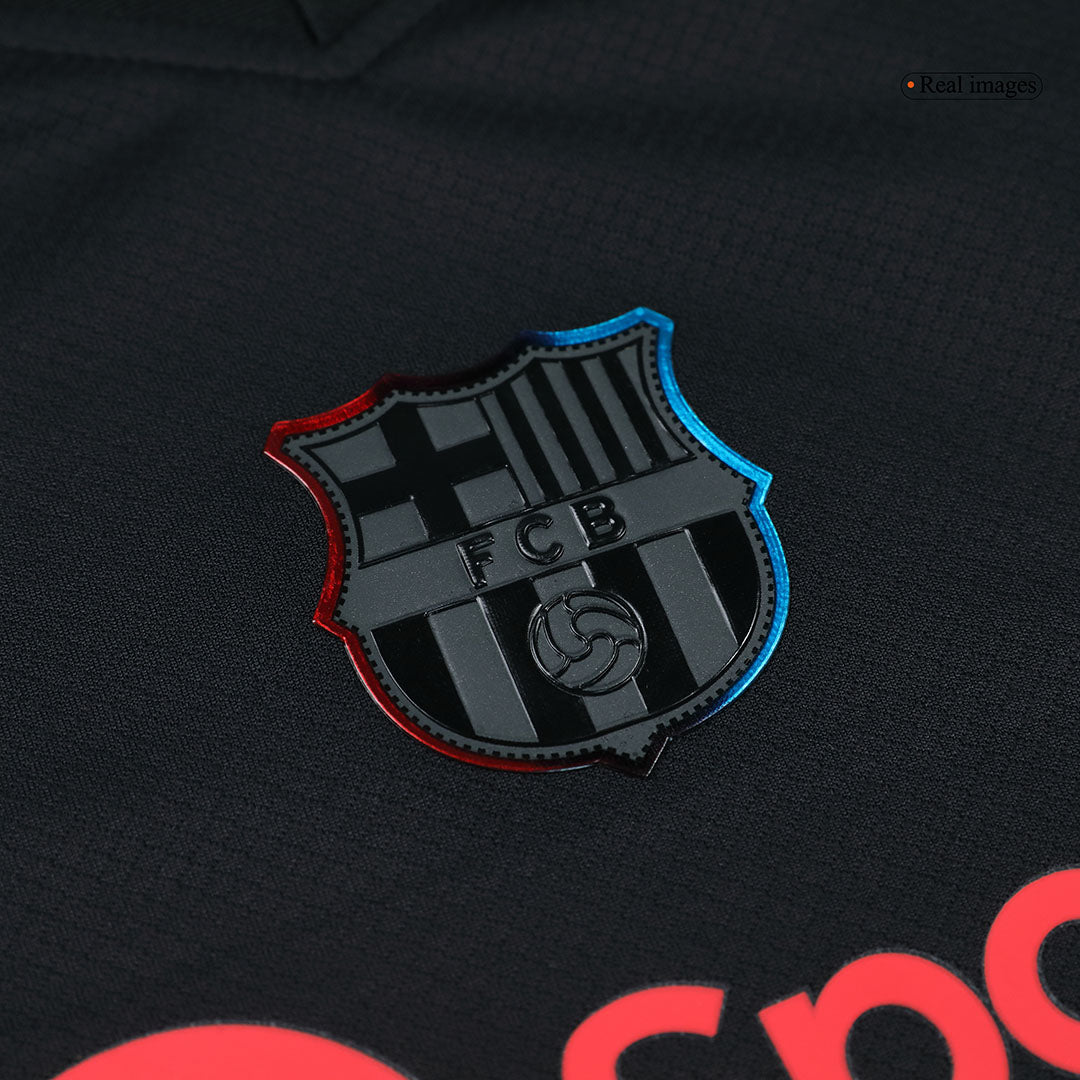 Barcelona Borta Fotbollströja 2024/25 Fotbollssats Barn