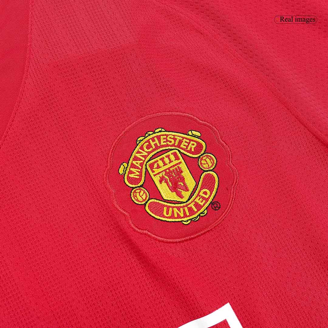 Retro Manchester United Hemma Fotbollströja ROONEY #10 2007/08 långärmad