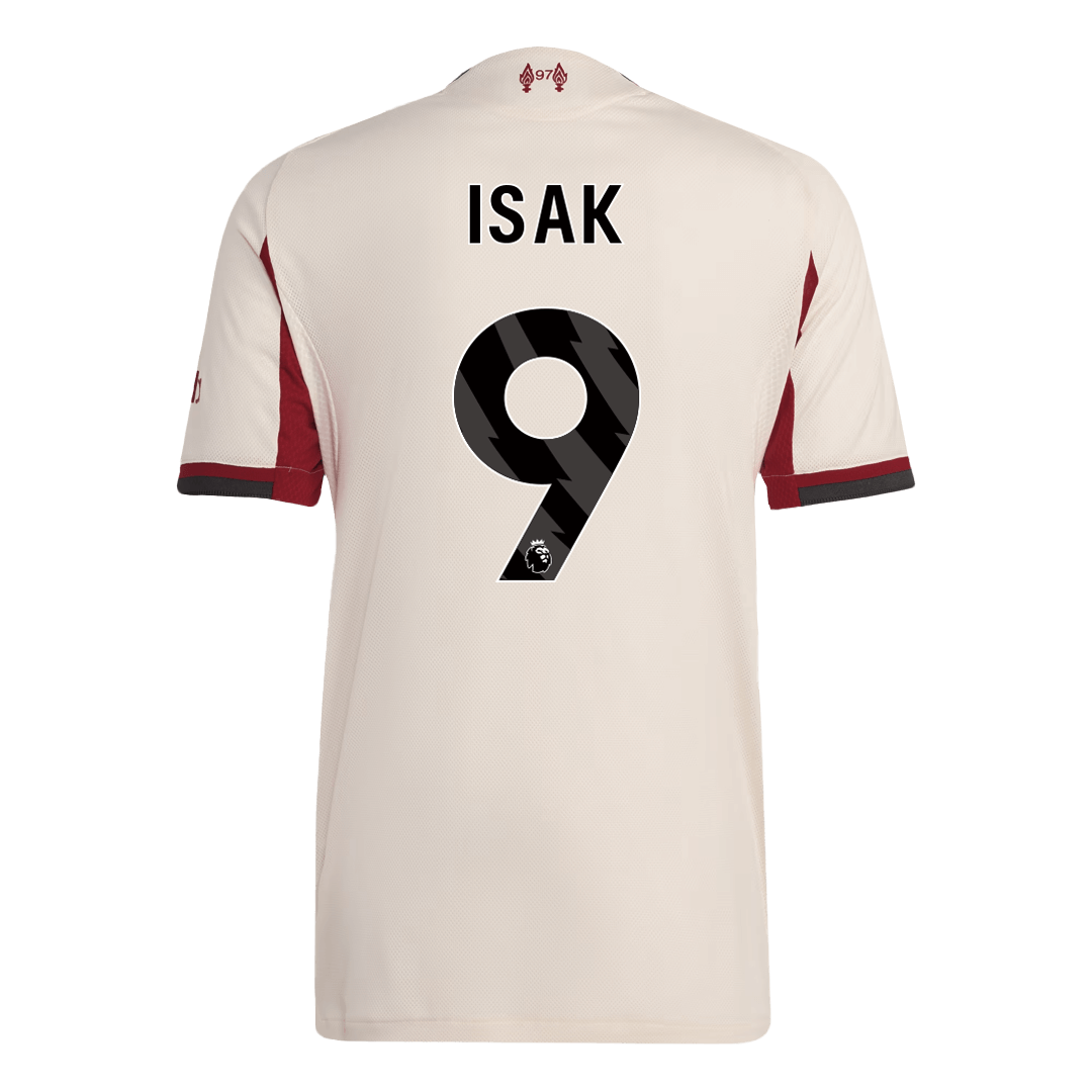 Liverpool Tröja ISAK #9 2025/26 Borta Autentisk Vit