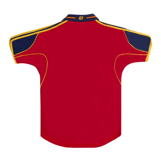Spanien Hemma Fotbollströjor Euro 2000 Retro-1