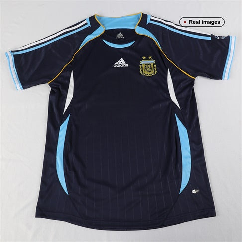 Argentina Borta Fotbollströjor 2006 Retro