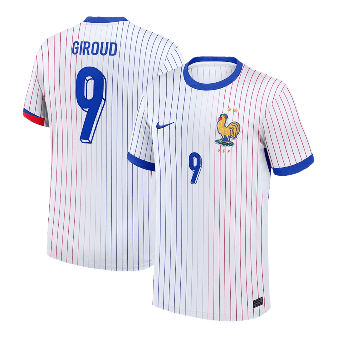 Frankrike Borta fotbollströjor GIROUD #9 2024