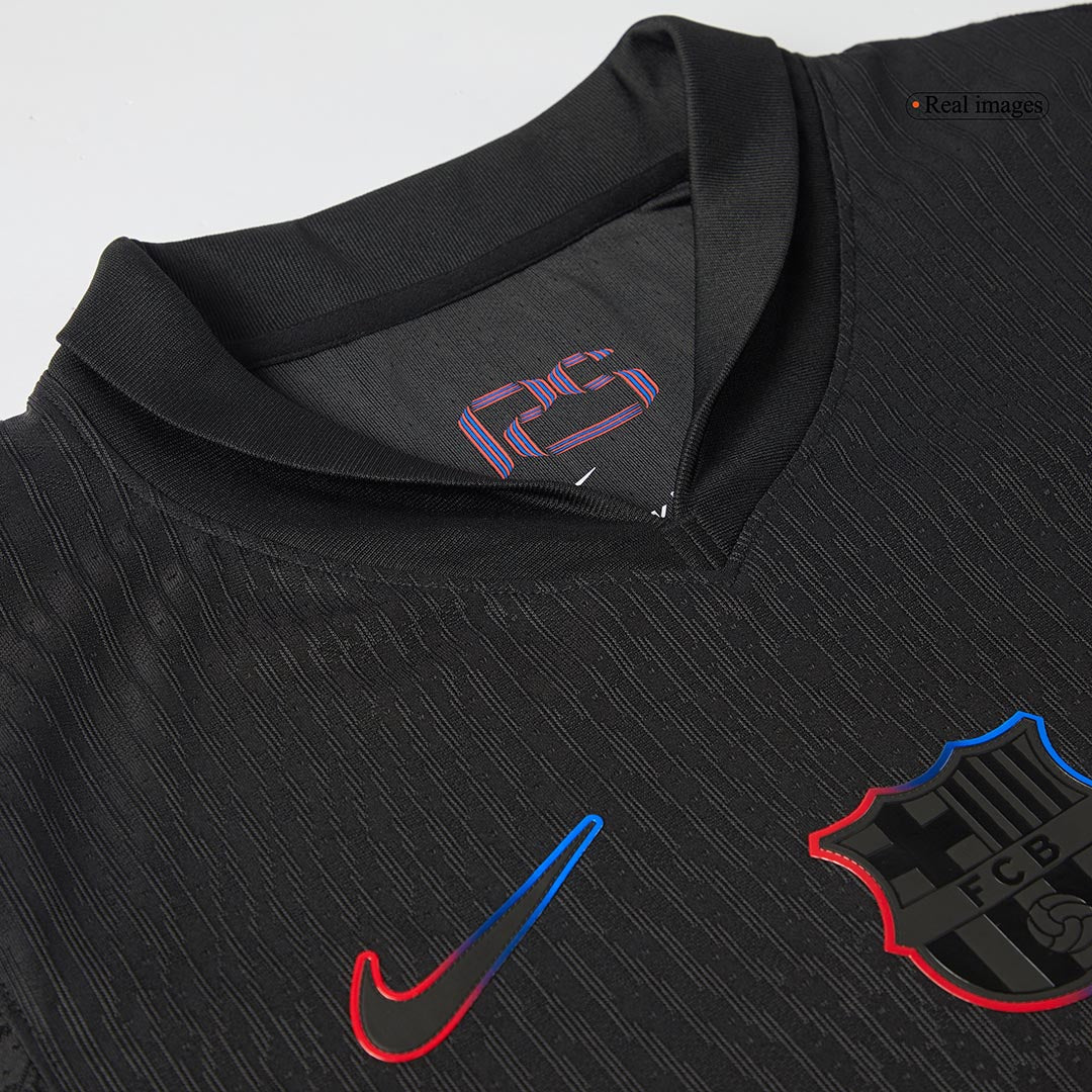 Barcelona Borta Fotbollströja 2024/25 Autentisk - Spotify-logotyp