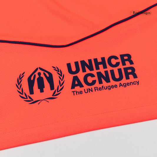 Barcelona Tröja F.DE JONG #21 2025/26 Tredje Orange - UCL-1