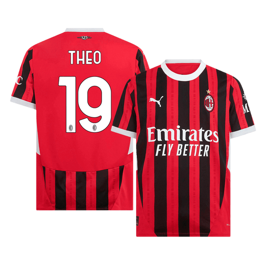 AC Milan Hemma Fotbollströja THEO #19 2024/25-1