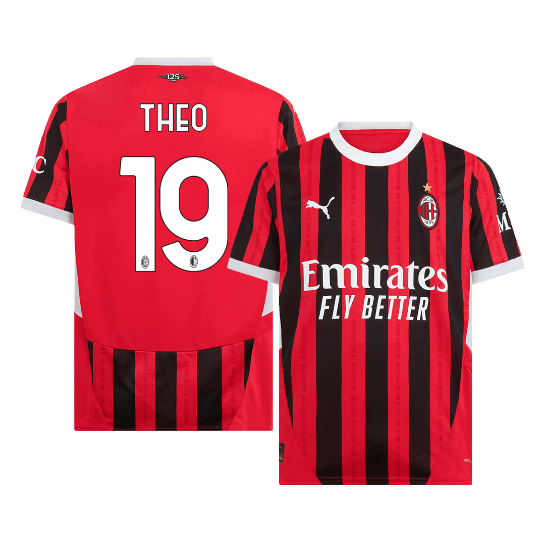 AC Milan Hemma Fotbollströja THEO #19 2024/25