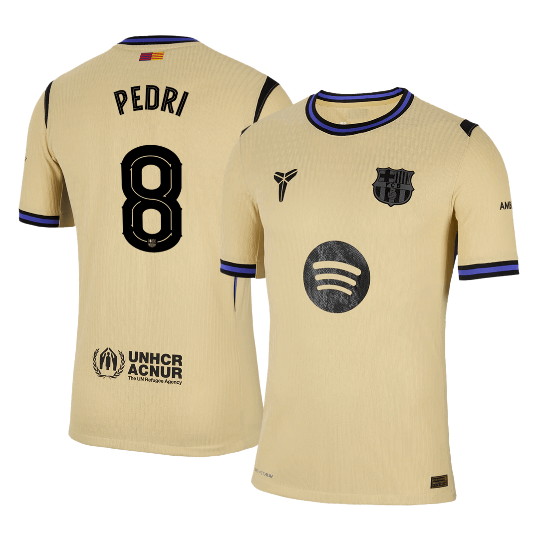 PEDRI #8 Barcelona Tröja 2025/26 Borta Autentisk - UCL