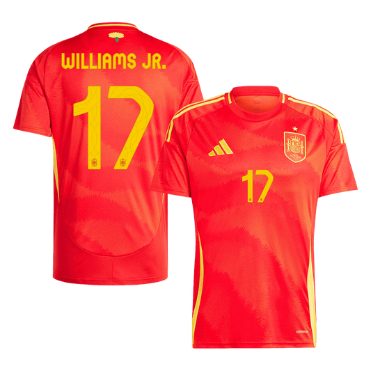 WILLIAMS JR. #17 Spanien Hemma Fotbollströjor Euro 2024